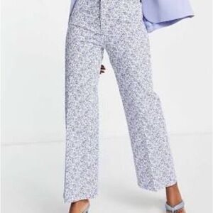 NWT & Other Stories Floral Print Wide-Leg Pants - Size 4